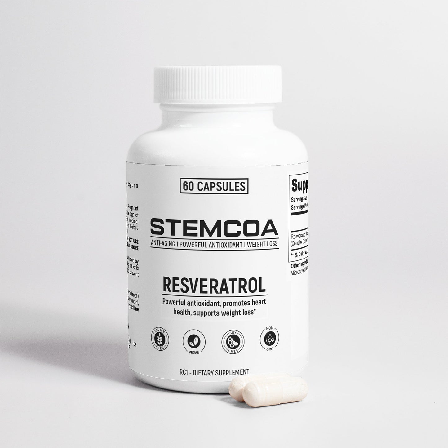 RC1 - Resveratrol 50% 600mg
