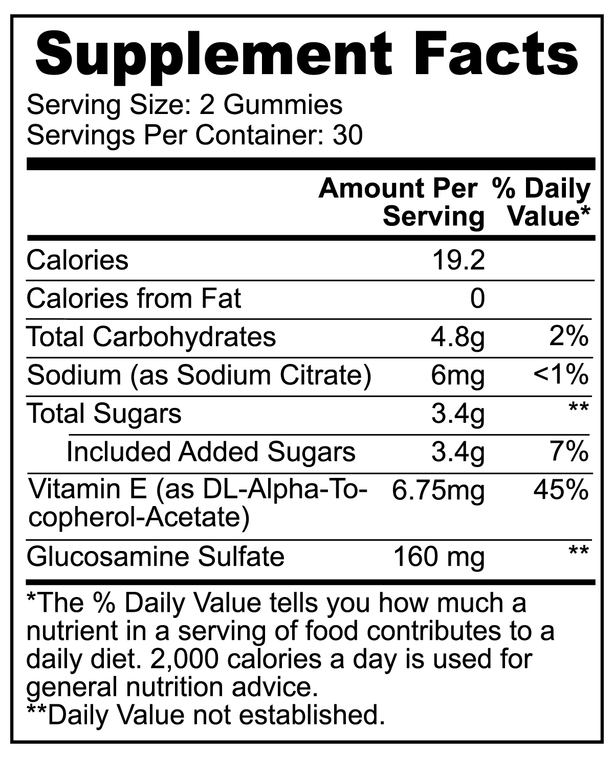 JSG1 - Joint Support Gummies