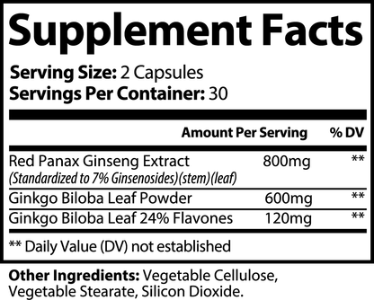 GGC1 - Ginkgo Biloba + Ginseng